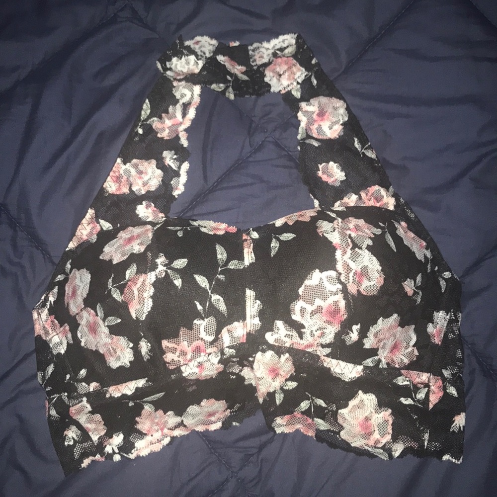 NWOT PINK lace bralette